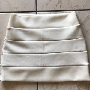 Mini polyester skirt